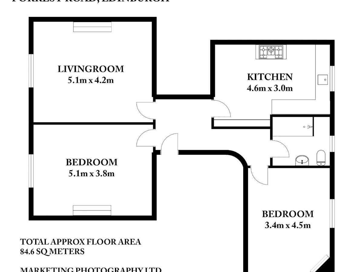 The Forrest Road Residence Edinburgh Ngoại thất bức ảnh
